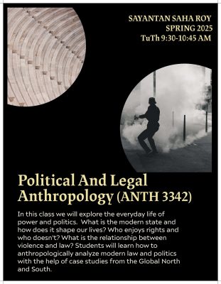 Political and Legal Anthropology Course Flyer.