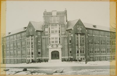 Beach Hall, black and white photo, early 1930s.