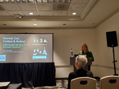 Sarah Sportman presenting