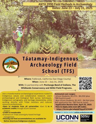 Táatamay-Indigenous Archaeology Field School (TFS) 