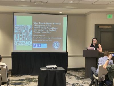 Kate Reinhart presenting