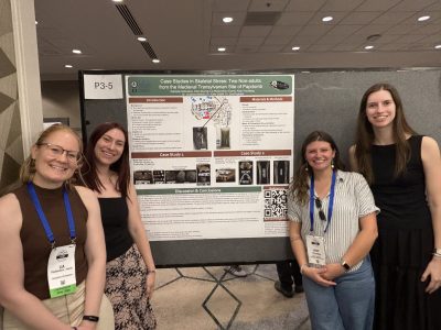 Lia Plankenhorn-Farrell at the American Association of Biological Anthropology meeting